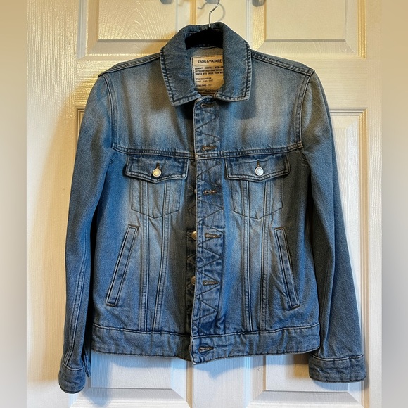 Zadig & Voltaire women’s denim jacket size XS - Picture 4 of 6